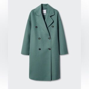 Mango Handmade Oversized Wool Coat